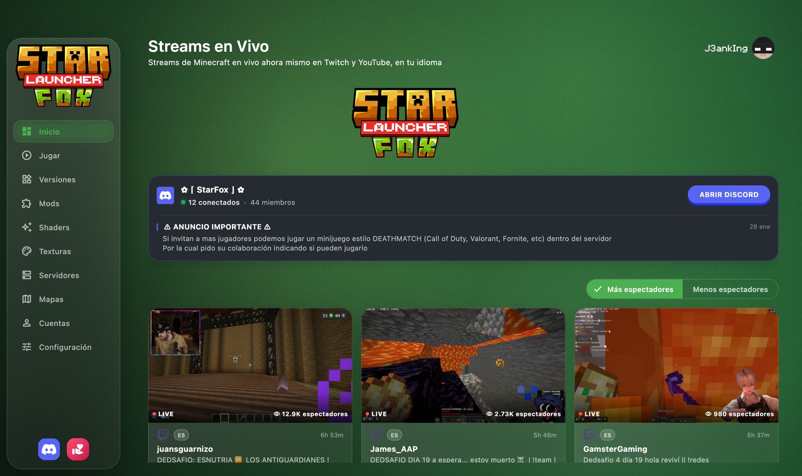 StarFox Launcher captura 2